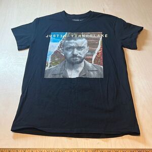 Justin Timberlake T-Shirt Women's Concert The Man of The Woods Tour‎ Small